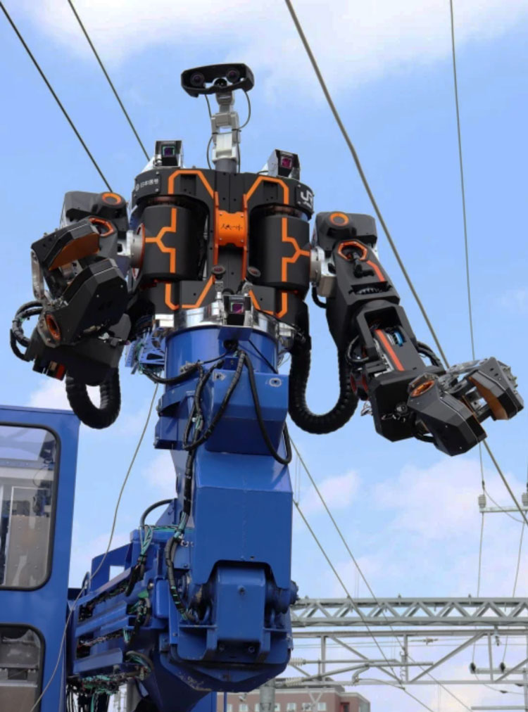 Compagnia ferroviaria giapponese utilizza un 'robottone' 