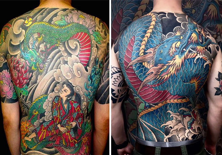 I 10 tatuaggi Irezumi più comuni all'interno della Yakuza