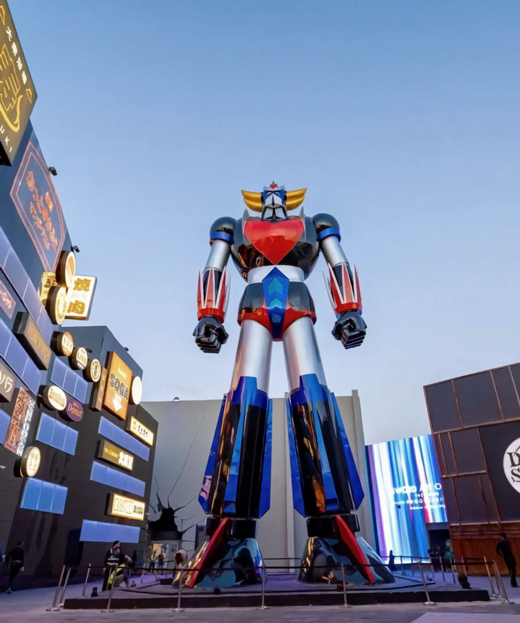 La statua del robottone giapponese più grande del mondo non è in Giappone