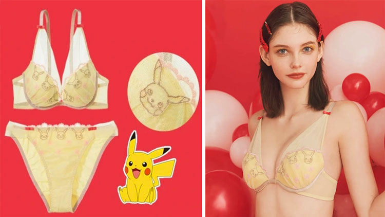 Comparsa in Giappone una collezione ufficiale di intimo e lingerie dei Pokémon