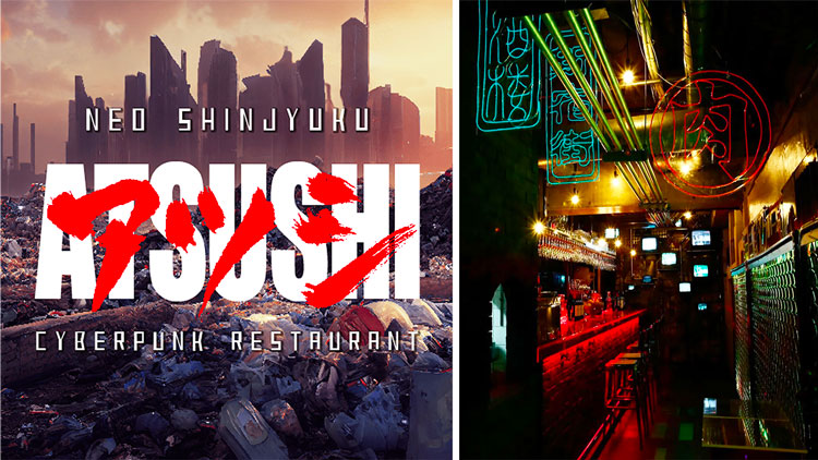 Nuovo locale cyberpunk a Tokyo serve cibo idroponico e bevande post-apocalittiche