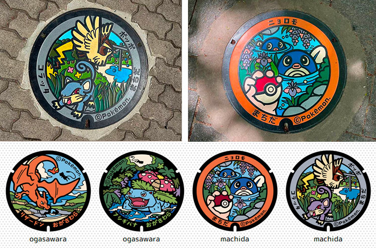 Caccia ai tombini Pokémon a Tokyo