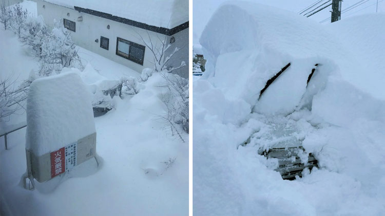 Nevicata record colpisce il Giappone